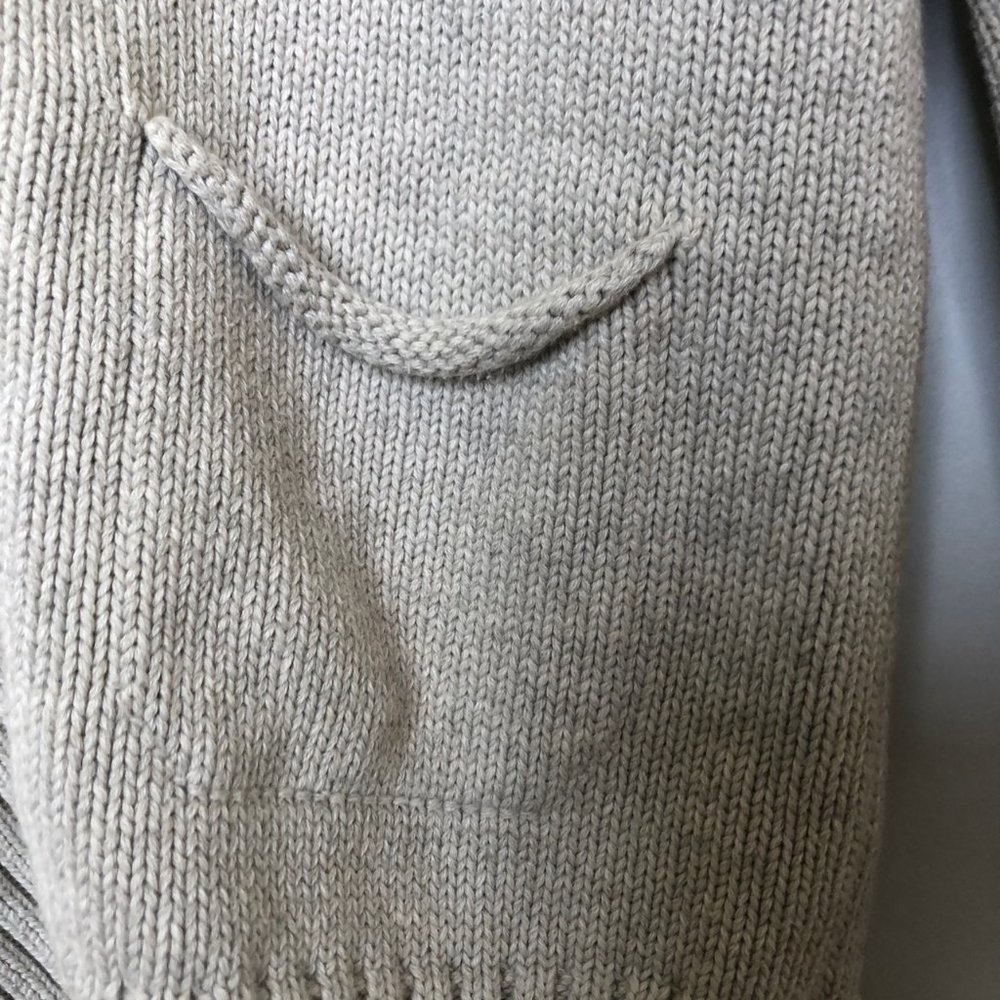J. Crew Shawl Sweater. Beige. Size Small - Picture 5 of 8